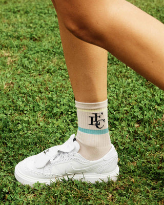 Club Stripe Socks (Beige)