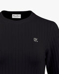 Round Neck Basic Sweater - Black