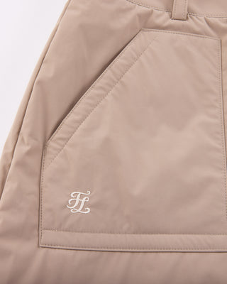 Padded flare Mid Length skirt (Cocoa)