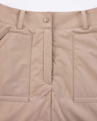 Padded flare Mid Length skirt (Cocoa)