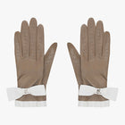 Lambskin Ribbon Gloves (Cocoa)