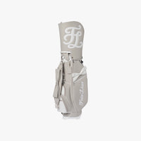 Ribbon Two-Tone Stand Bag (Beige)