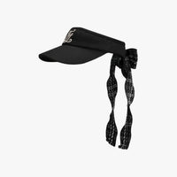 Tweed Ribbon Visor (Black)