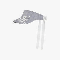 Bouclé Logo Ribbon Visor (Grey)