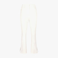 Side Ribbon Semi-Bootcut Pants (Ivory)