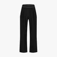 Banded Wide Pants (Black)