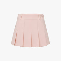 Pleated Short Pants Skirt (Pink)