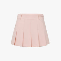 Pleated Short Pants Skirt (Pink)