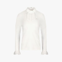 Sheer Ribbon T-Shirt (Ivory)