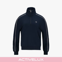 Half-Zip Pullover T-Shirt (Navy)