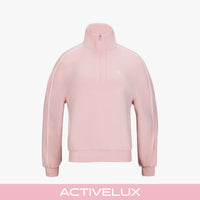 Half-Zip Pullover T-Shirt (Pink)