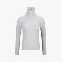 Half Zip-Up T-Shirt (Grey)