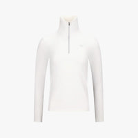 Half Zip-Up T-Shirt (Ivory)