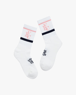 Club Stripe Socks (White)