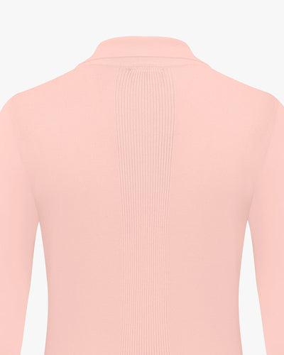 Cooling sleeve collar knit - Pink