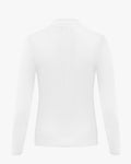 Cooling sleeve collar knit - White