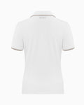 [FL Signature] Open Neck Short T-shirt - White