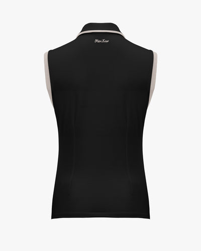 [FL Signature] Multi Colored Sleeveless T-shirt - Black