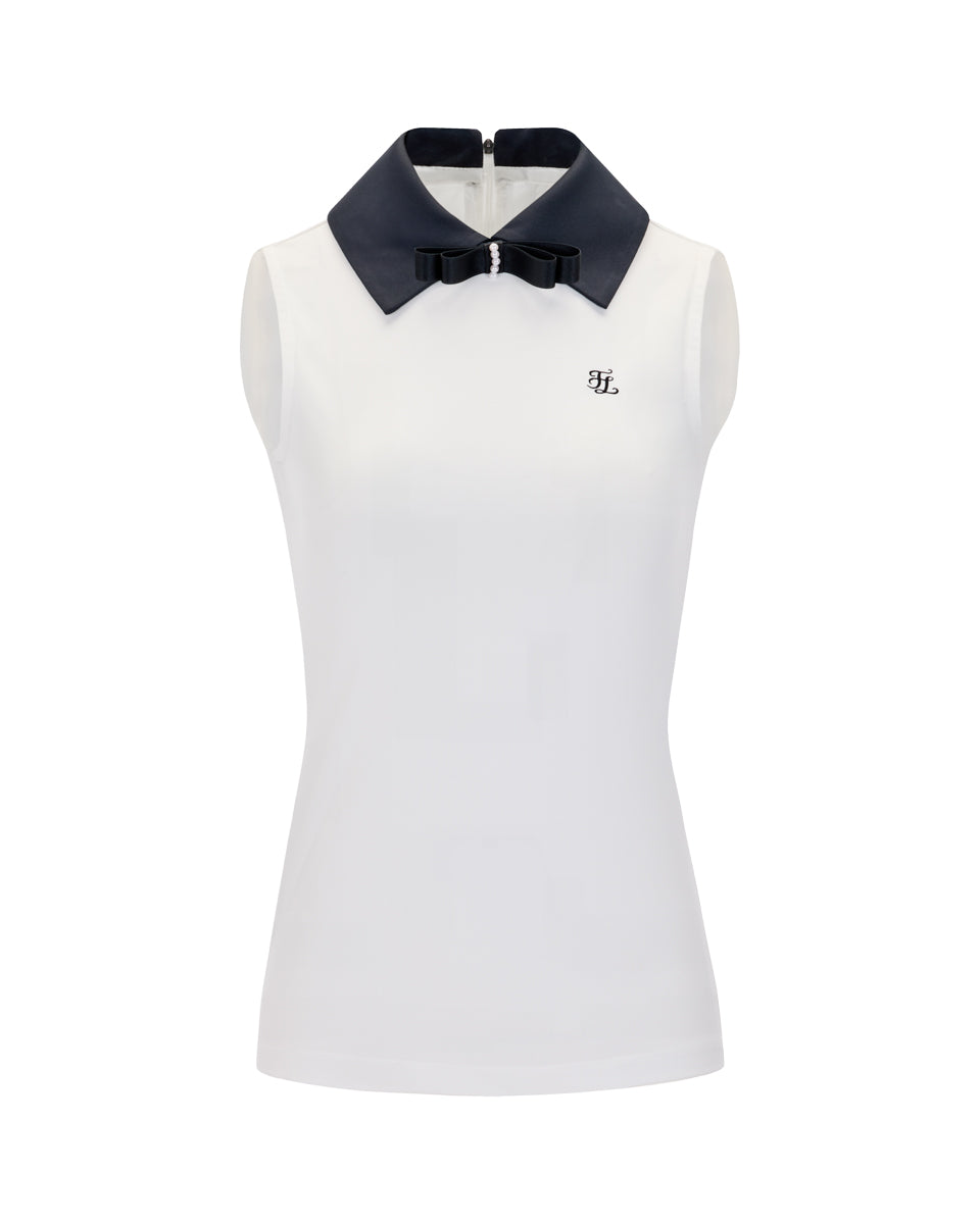 Tシャツ・カットソー ILLIGO Ribbon Halter Sleeveless White NEW ILLIGO - ILLIGO