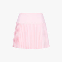 Flared Pleated Skirt (Pink)
