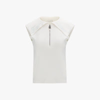 Sailor Half-zip Vest (White)