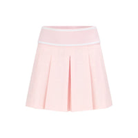 Logo Jacquard Pleated Skort (Coral)