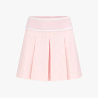 Logo Jacquard Pleated Skort (Coral)