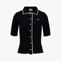 Scallop Detailed Knit (Black)