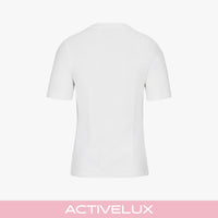 Twisted Round-neck T-Shirt (White)