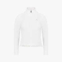 Cool-touch Zipup T-Shirt (White)