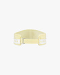 Frill-embellished visor - Yellow