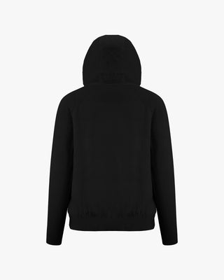 Men's Woven Hooded Knit (Black)