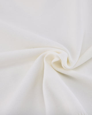 Double Color V Neck Cardigan (White)