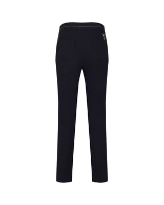 High Waist Stretch Bootcut Pants (Black)