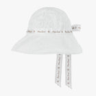 Lace Bonnet Hat (White)