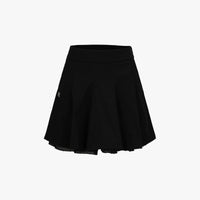 Lace Double Flare Skirt (Black)