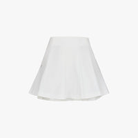 Lace Double Flare Skirt (White)