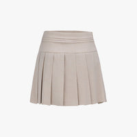 Twinkle Pleated Skirt (Beige)