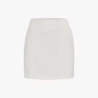 Lace H-line skirt (White)