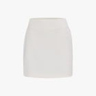 Lace H-line skirt (White)