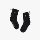Tulle Frill Ankle Socks (Black)