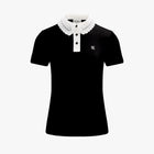 Eyelet Lace Collar T-shirt (Black)