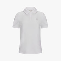 Lace Collar Puff Sleeve T-Shirt (White)