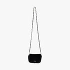Two-way Fur Belted Bag (Black)