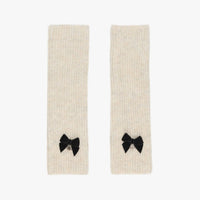 Ribbon Knit Arm Warmer (Cream)