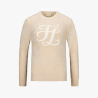 Logo Intarsia Knit (Beige)