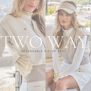 Versatile Favorites: Switch Up Your Style With The Two-Way Reversible Zip-up Vest.