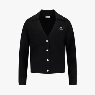 FAIRLIAR Back Logo Jacquard Cardigan - Made in Korea