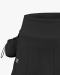 Ball Pocket Flare Skirt - Black