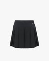 Back pleated skirt - Black